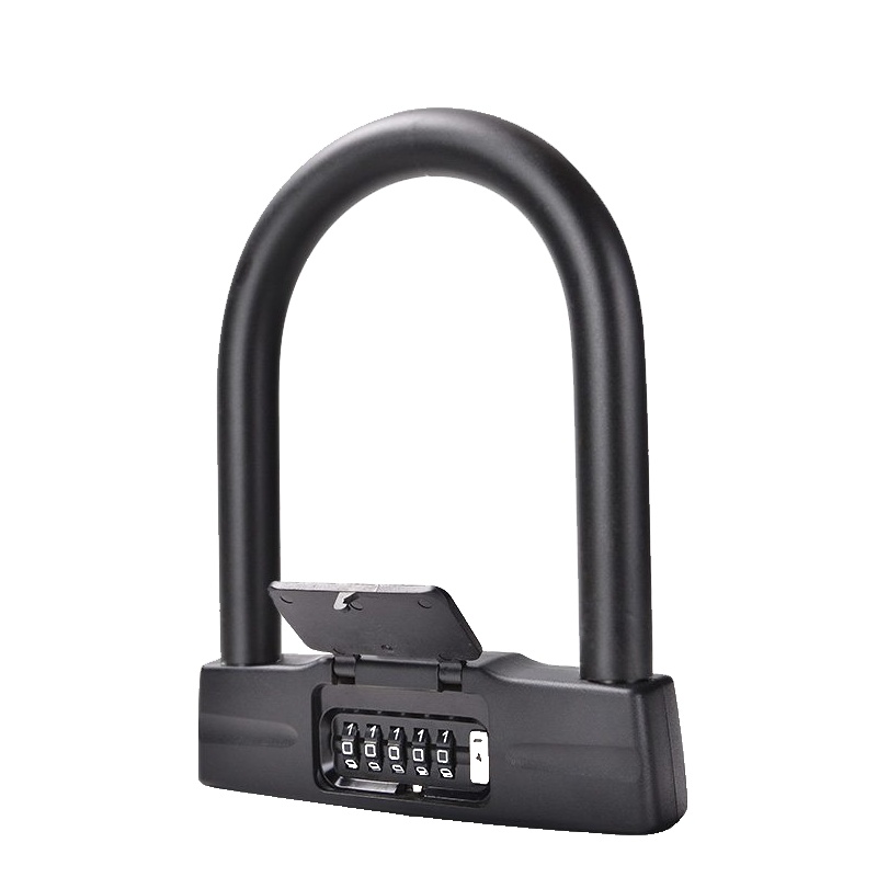 玥玛电动车锁摩托车锁防盗锁电瓶山地自行车锁抗液压剪密码u型锁