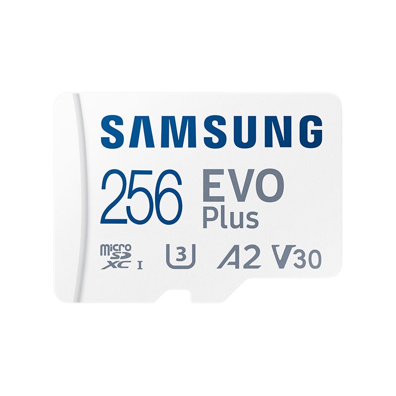三星(SAMSUNG)256GB TF(MicroSD)高速存储卡 EVO Plus U3 V30 A2读130MB/s