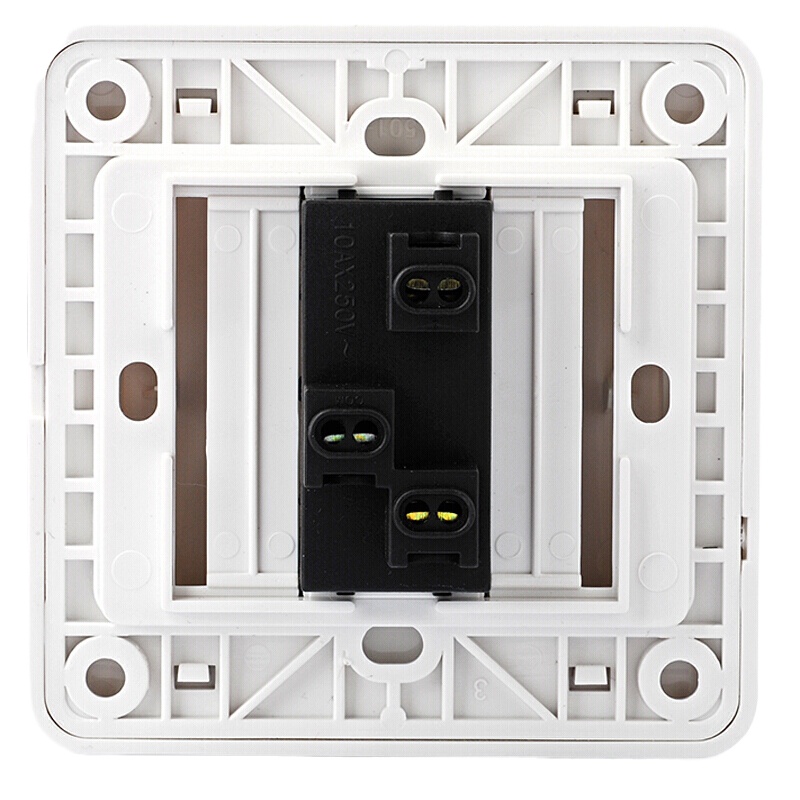 墙壁开关(1个)明 1位 单控 10A 250V 大板