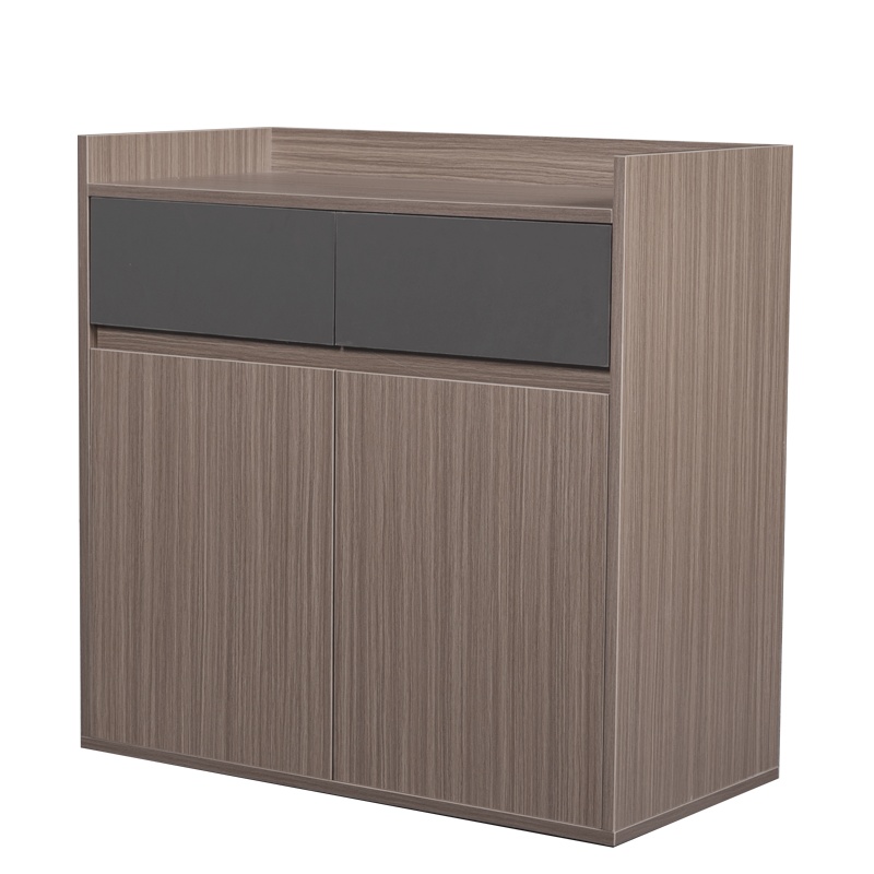 盛世之家 办公室柜子板式文件柜矮柜茶水柜储物柜木质员工柜资料柜柜子 P-JLDC081S