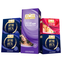 第六感 超薄避孕套持久33只 中号 螺纹大颗粒柔软香型冰火 情趣狼牙防早泄安全套0.01 延时持久计生用品