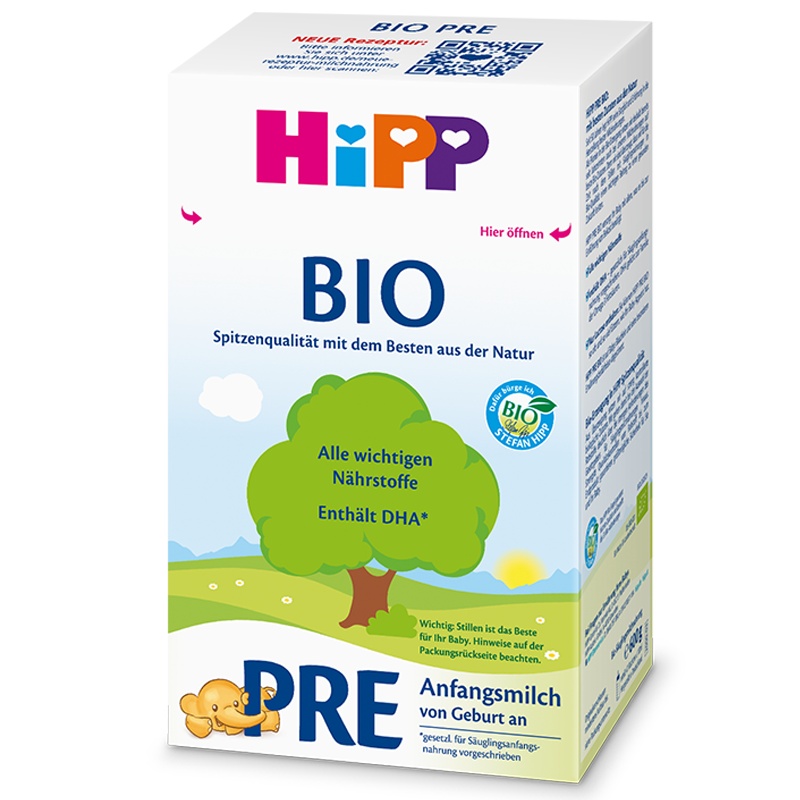 HiPP 德国喜宝 婴儿配方奶粉 有机 pre段 (0-6月) 600g/盒