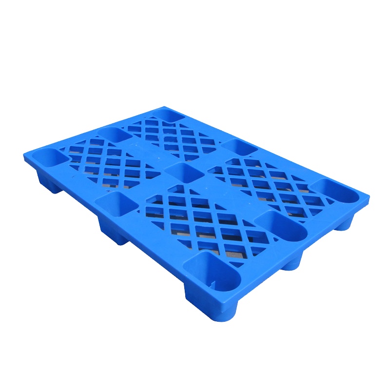 工霸(GONGBA)九脚网格塑料托盘 叉车托板货物地台托板防潮栈板垫板 1200*1200*140mm