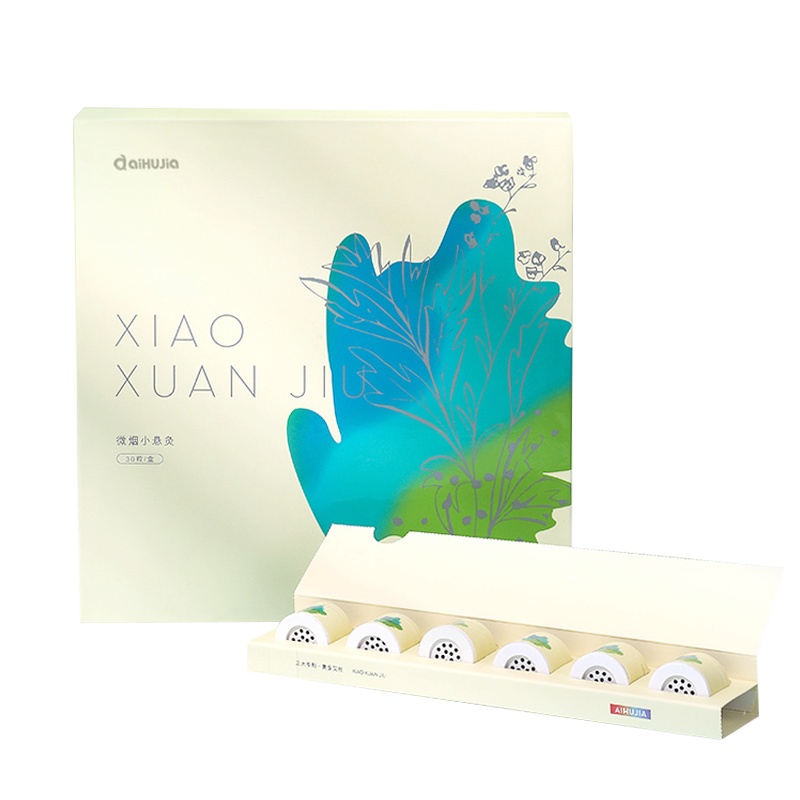 爱护佳艾灸盒艾灸贴随身灸家用三伏便携式小筒灸熏蒸仪艾柱条悬灸30个
