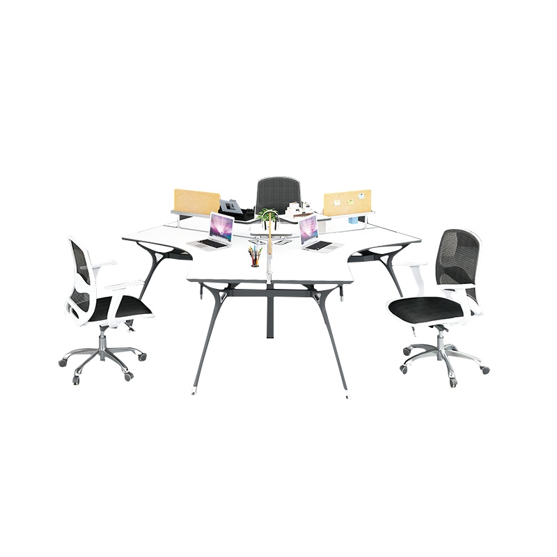 钜晟 办公桌1.2米对座三人位屏风职员桌电脑桌JS-GZ1203