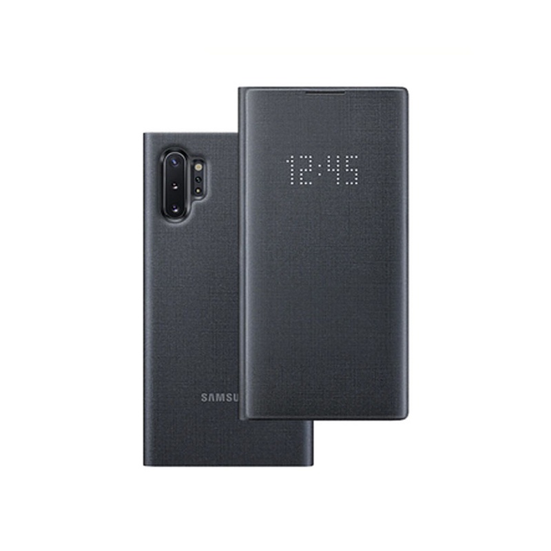 三星Galaxy Note10原装智能led保护套 note10+5G智能休眠免翻盖手机壳全包防摔手机套皮套