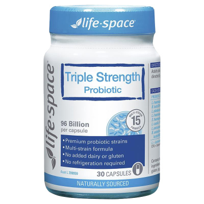 澳洲Lifespace成人三倍强效960亿益生菌胶囊 30粒 1瓶装 广谱高含量 澳大利亚进口