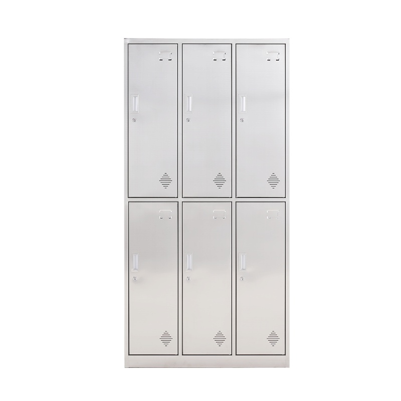 东港家具 不锈钢六门更衣柜,员工柜,储物柜,水杯柜,多门柜,鞋柜,碗柜,带锁柜可定制