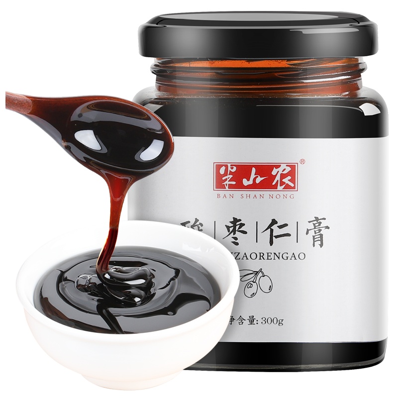 买1送1]半山农 酸枣仁膏300g/罐即食秘制睡眠膏茯苓膏酸枣仁膏方