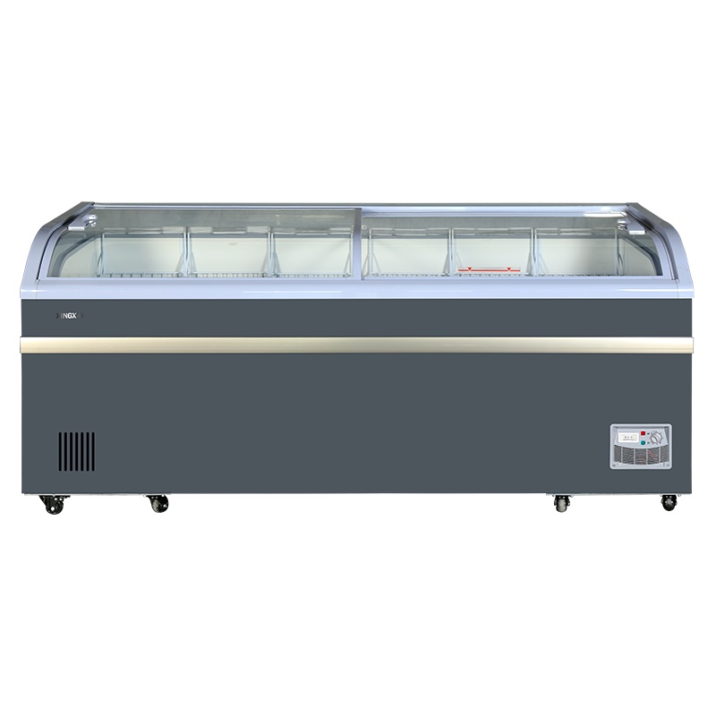 星星(XINGX)SD/SC-700BY/709BYE 700升冰柜卧式商用展示柜冷藏冷冻柜圆弧柜大容量玻璃门冷柜
