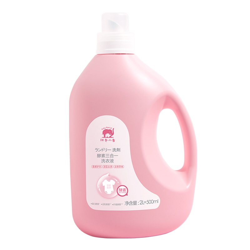 红色小象酵素三合一洗衣液2.5L(清新果香)