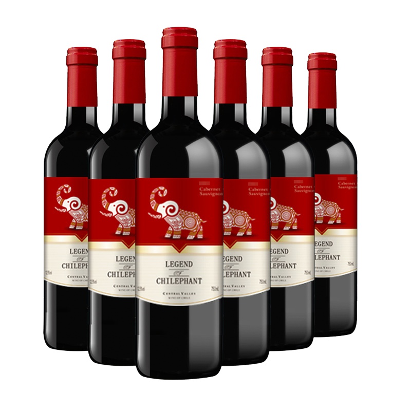 智利进口红酒 智象传奇赤霞珠干红葡萄酒750ml*6