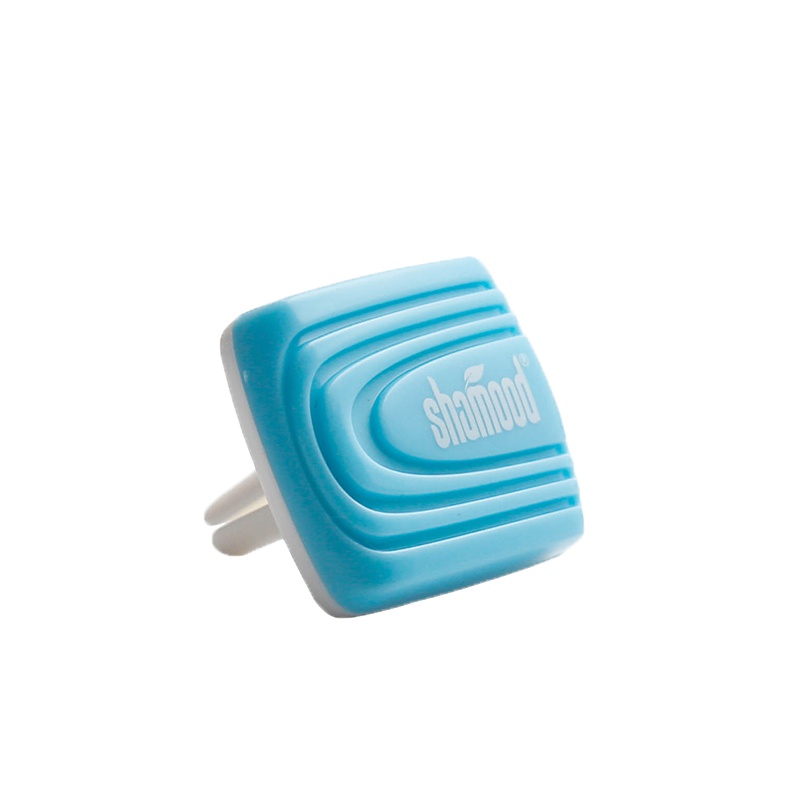 [苏宁自营]香木町(Shamood) 汽车香水 出风口香氛 银河香氛夹 香草花恋味 固体精油香薰 淡蓝色三只装 净化车内