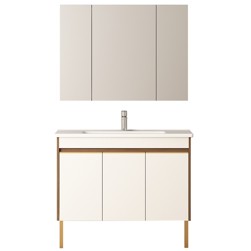 法恩莎卫浴洗脸盆浴室柜组合洗漱台洗手池系列一米浴柜FDGD3616H