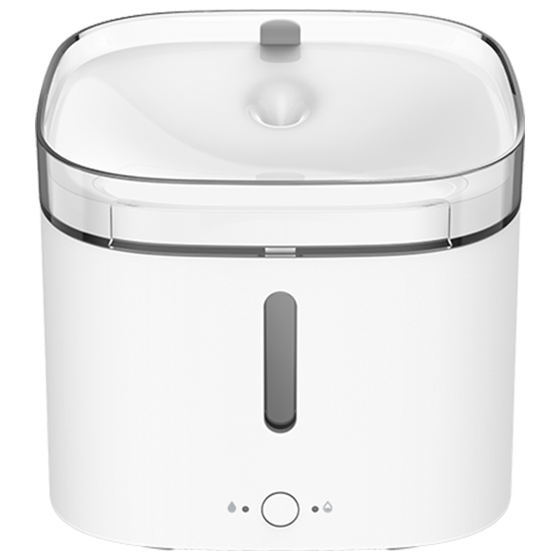 小米 米家智能宠物饮水机 智能宠物喂食 白色 四重流水过滤 支持远程控制 安全噪音小