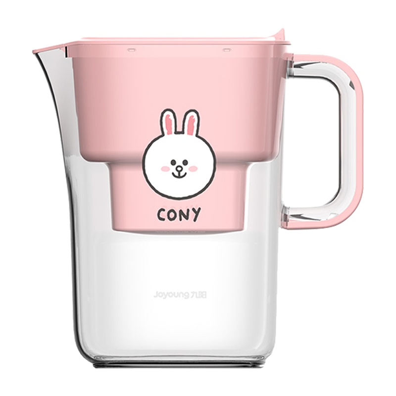 九阳（Joyoung ）LINE联名款3.5L大容量净水壶厨房家用自来水过滤壶便携式净水杯四级过滤智能换芯提醒一壶七芯装