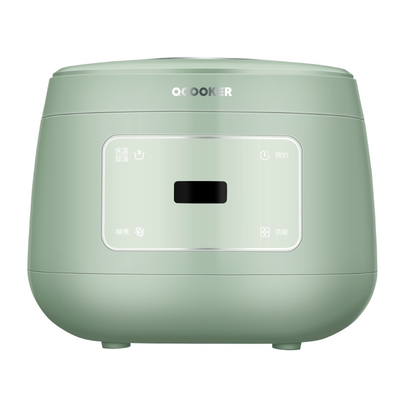 圈厨小米全自动迷你智能陶瓷电饭煲小型多功能蒸蛋糕电饭锅2L家用宿舍2-3人清雅绿小米生态链