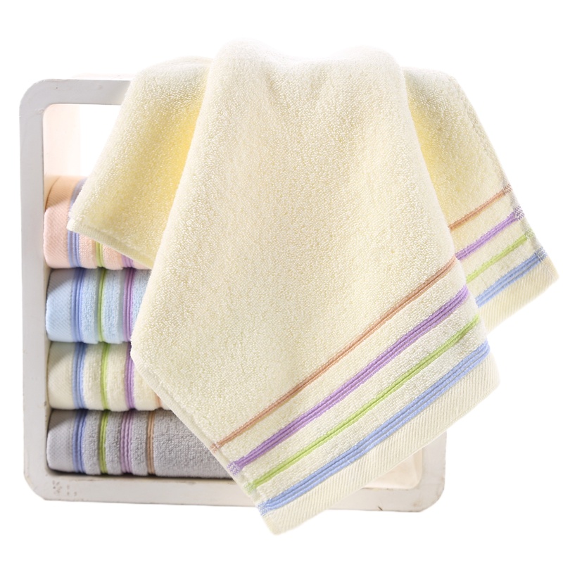 正典(ZHENGDIAN) 全棉毛巾 34*74CM 天蓝色 秋实 8711 5条起售