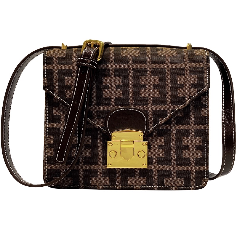 ITSK女包2020新款时尚斜挎单肩包手提帆布迷你小包复古老花网红包包