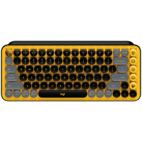 Logitech羅技 POP KEYS 無線機械式鍵盤 热力黄