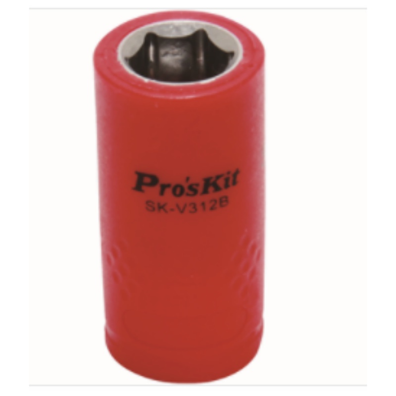 宝工 Pro'sKit SK-V312B VDE 1000V公制套筒 3/8"*12mm满两件起购