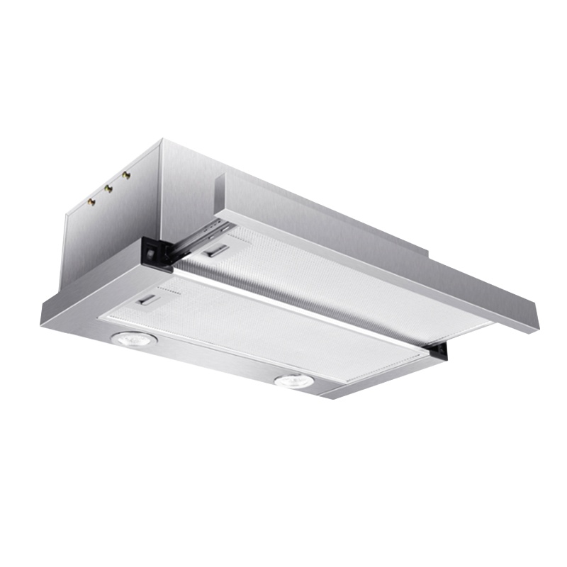 [铜线电机]欢呼好太太小尺寸600mm欧式顶吸式小户型抽油烟机单机抽拉式大吸力房车公寓工程出租房用小型隐藏式C-130