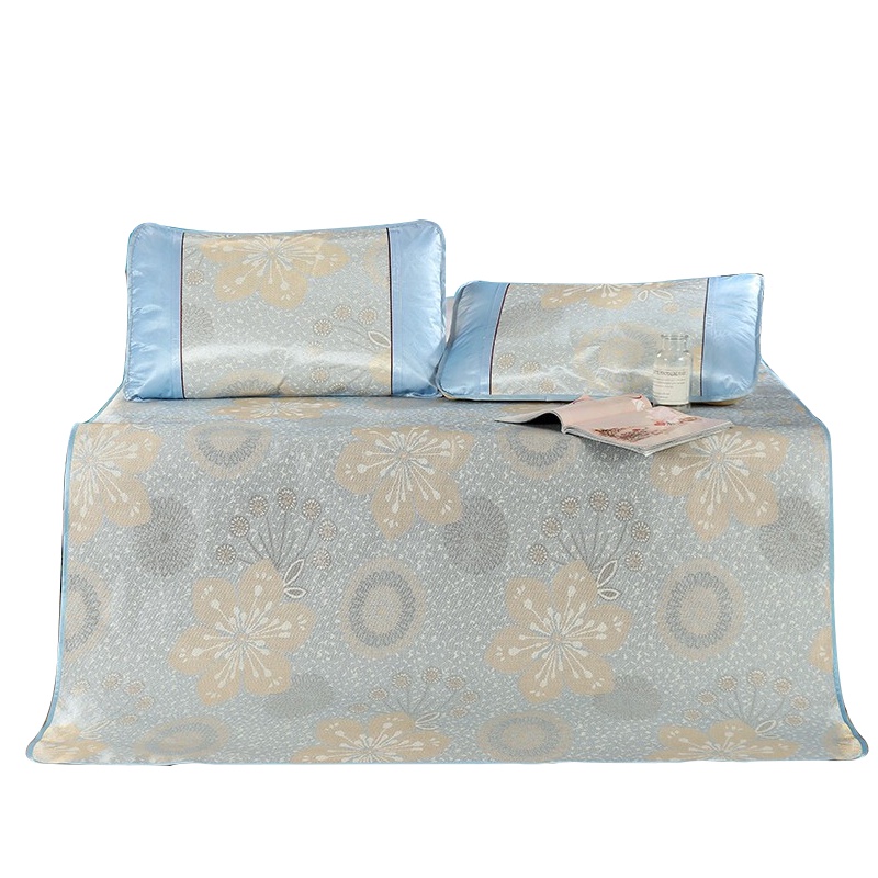 紫韵韵之夏冰丝席三件套凉席*1+枕套*2