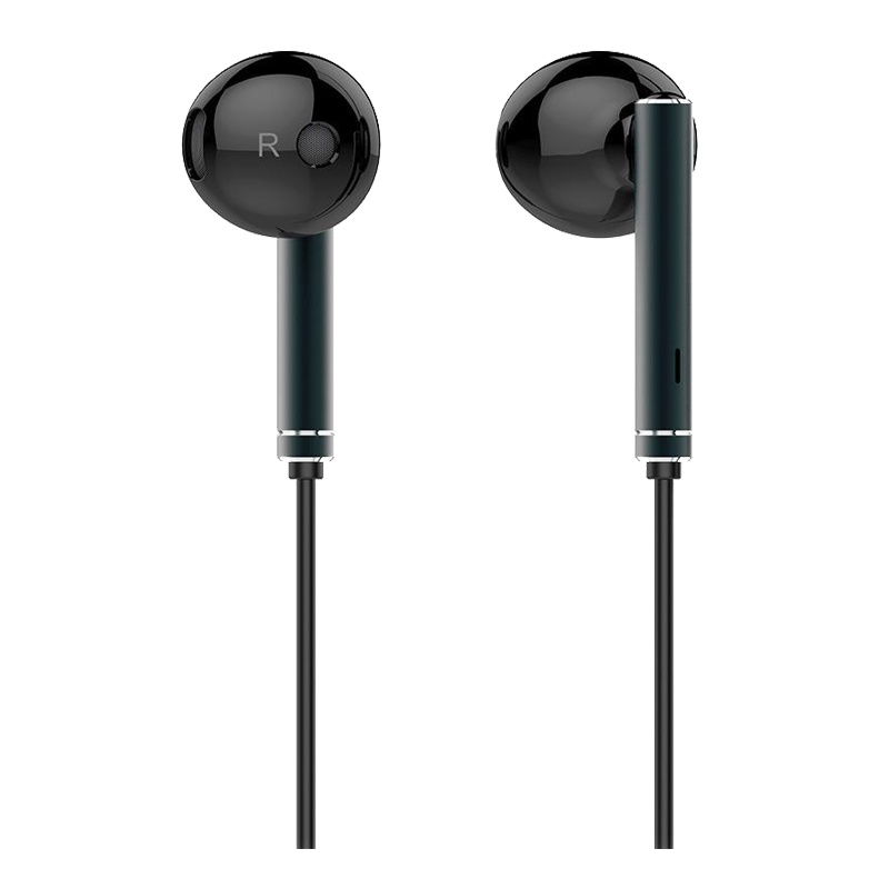 华为原装线控耳机AM116 金属版 黑色 mate30 P40/30pro荣耀30V10 nova7/6重低音手机耳机