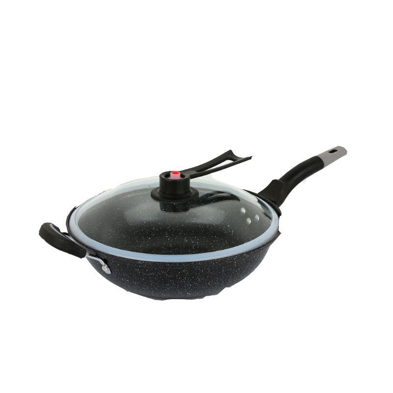 华祺 麦饭石真空养生锅