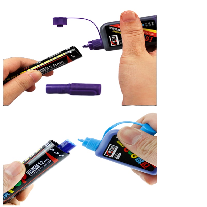 金万年彩色白板笔粗头12mm 平头彩色白板笔 8色1套