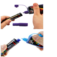 金万年彩色白板笔粗头12mm 平头彩色白板笔 8色1套