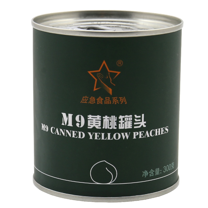 战兵卫水果罐头黄桃罐头M9水果罐头应急食品