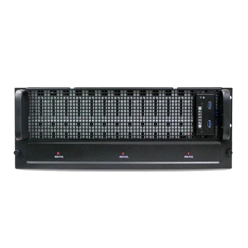 鑫云(Singstor)SS200P-60R高性能60盘位光纤共享磁盘阵列 万兆中央存储 标配 整机240TB