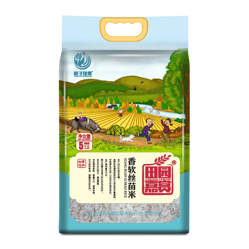 园子印象田园嘉赏香软丝苗米5KG