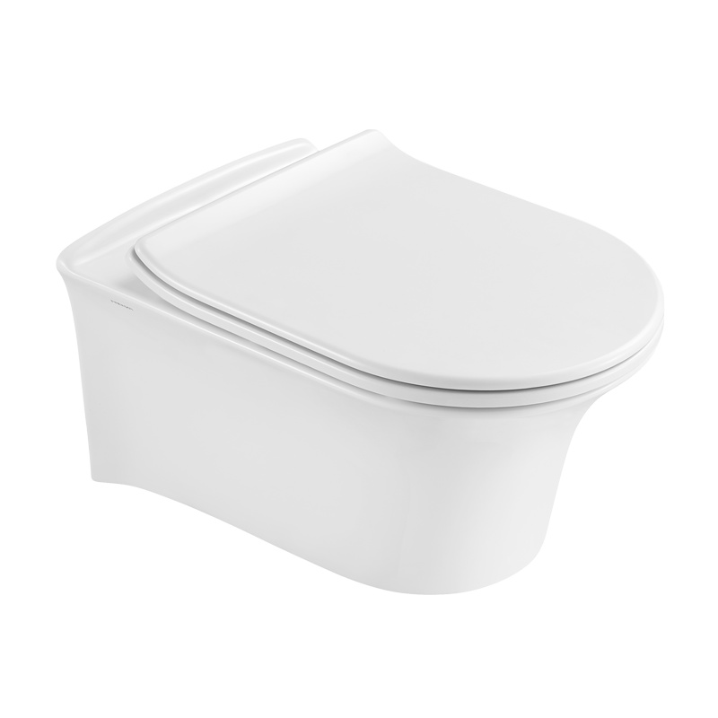 法恩莎FAENZA超强承重隐藏水箱易洁釉面直冲式分体墙排坐便器挂壁式马桶FB2657