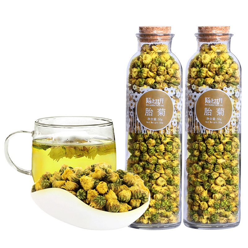 买1送1 陌上花开菊花茶 胎菊正桐乡杭白菊 花草茶可配金银花