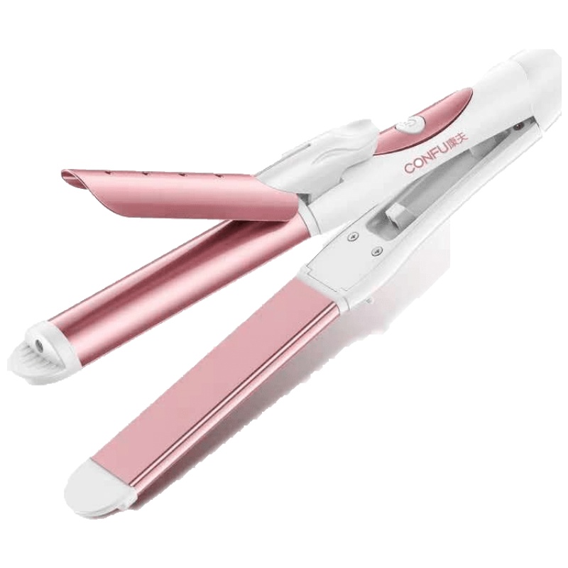 康夫电卷发棒两用不伤发韩国学生夹板烫