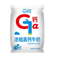 天润(TERUN)浓缩高钙牛奶儿童纯牛奶长高老人补钙早餐奶205g*12袋