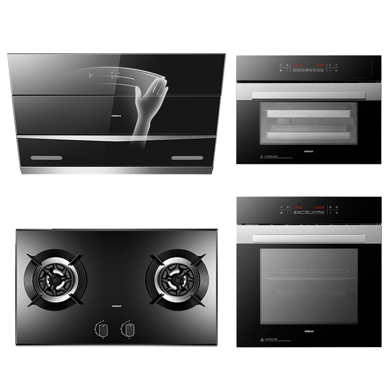 [王者新品]老板(ROBAM)侧吸22立方油烟机灶具蒸箱烤箱套餐27N0H+57B0T+R073X+S273X厨电套装