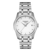 天梭(TISSOT)库图系列时尚商务休闲简约钢带石英女士手表T035.210.61.011.00