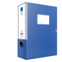 得力(deli)6只75mm加宽塑料档案盒 加厚文件盒 党建资料盒 财务凭证收纳盒 财务用品 5684