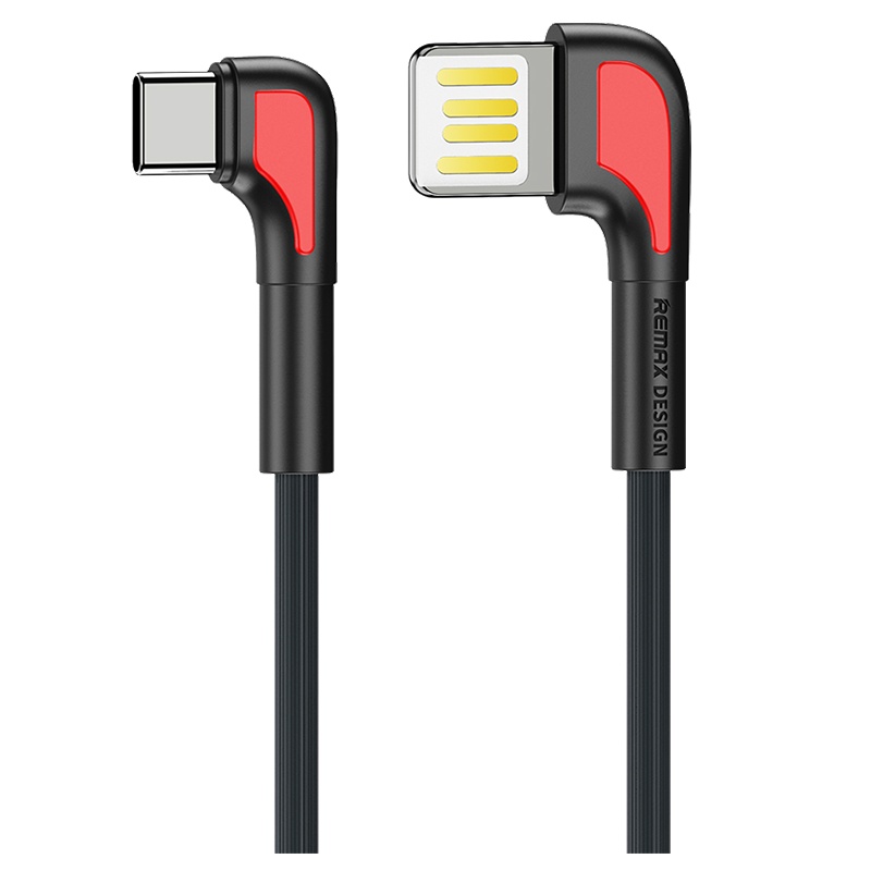 REMAX 战戈安卓Type-C数据线 通用小米 华为 手机 黑色