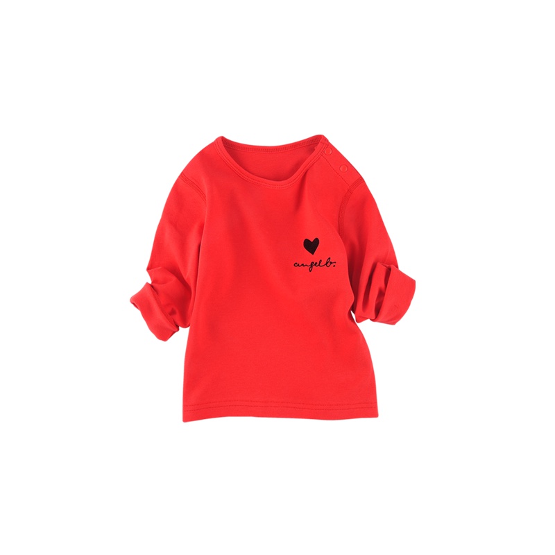 angeeb宝贝心语0-4岁春秋男女宝宝长袖上衣 套头衫 儿童家居服