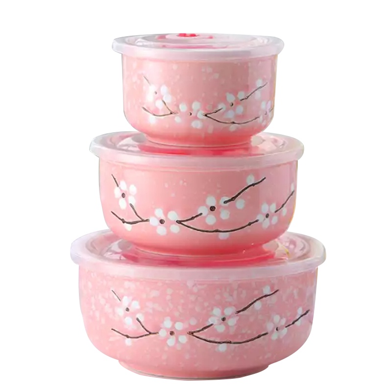 筠熙雪之梅保鲜盒三件套
