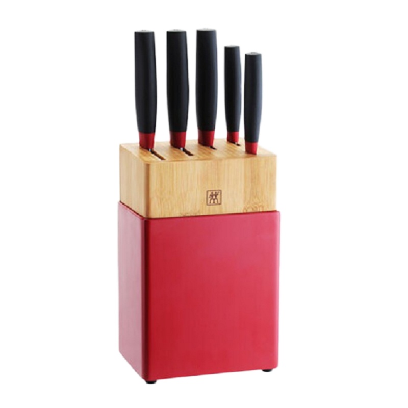 德国双立人 ZWILLING Now S系列刀具6件套(红黑) ZW-K308