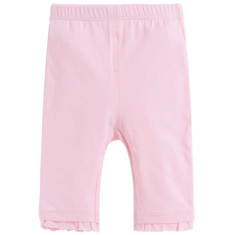 贝贝怡童裤女童七分裤夏季透气宝宝休闲裤婴儿外出裤子172K154