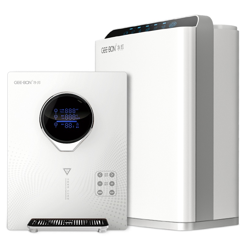 美国净邦(GEE·BON) 净水器家用直饮纯水机GB-RO-001+速热管线机GB-GXJ-12 净饮速热分体组合套装