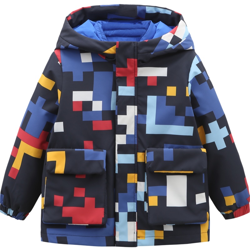 波司登童装羽绒服2020新款男童儿童连帽时尚保暖外套潮T00143320