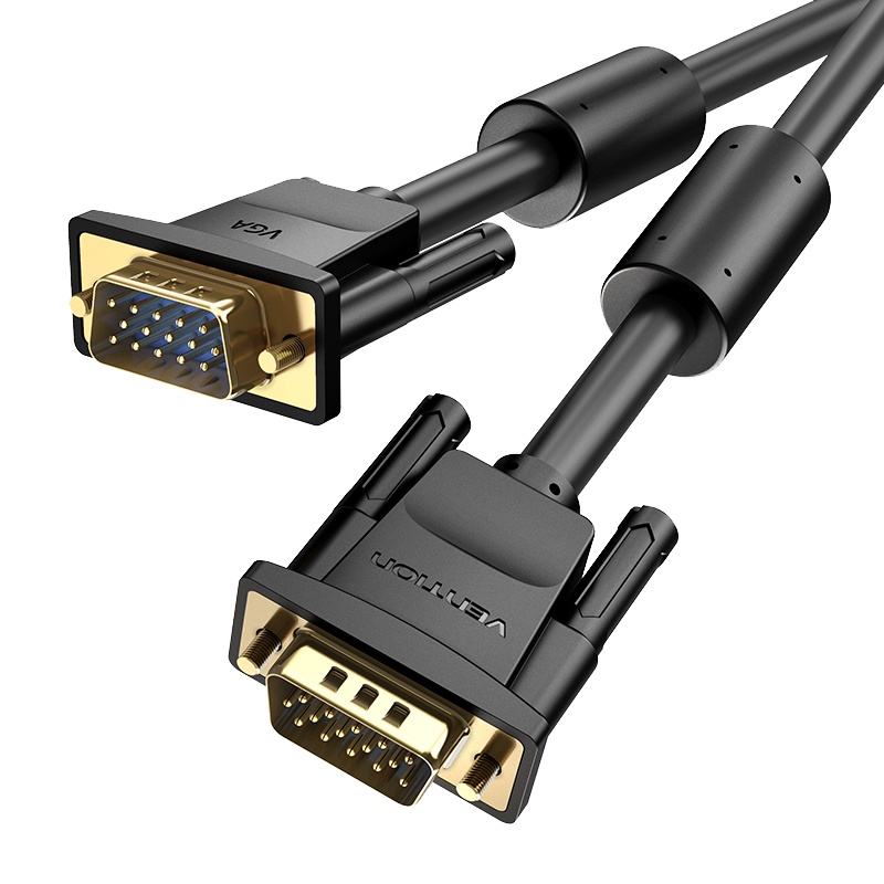 晶华电脑连接线 VGA线电脑主机显示器连接投影仪高清视频线延长1.5