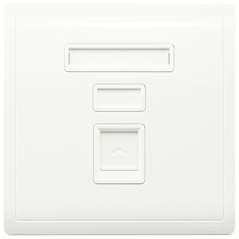 施耐德电气（Schneider Electric）开关插座 电脑插座 网络网线 墙壁弱电面板 丰尚 白色